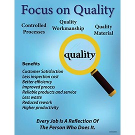 Focus on Quality Poster 22" X 28", Made in The USA