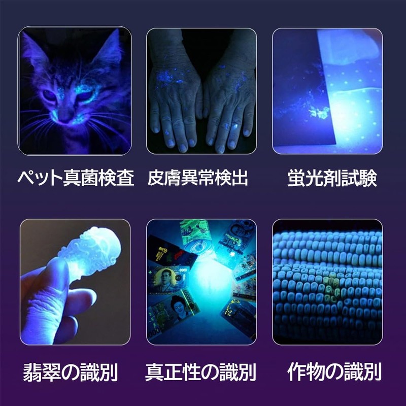 Alonefire SV99 Ultraviolet Black Light Powerful Small UV LED Light