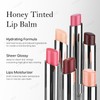 KYDA Honey Lipstick Tinted Lip Balm, Sheer Black Hydrating Honey