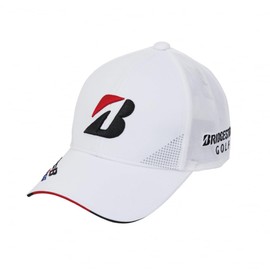 Bridgestone CPS25A Men's Cap Limited Pro Model Cap, white, Free size