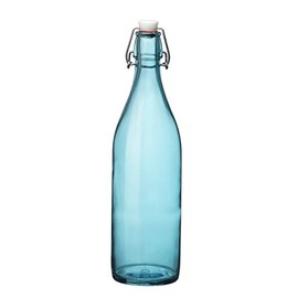 Bormioli Rocco Giara Bottle, Sky Blue (Pack of 6)