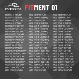 AUTO OCCASION Power Trim Tilt Relay 6E5-81950-00 6E5-8195A-00 6E5-8195B-01 Compatible with Yamaha 115-200 HP 91-04 for Suzuki 35-150hp