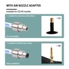 Dickno 6 PCS LED Flash Tyre Wheel Lights, Waterproof Tyre