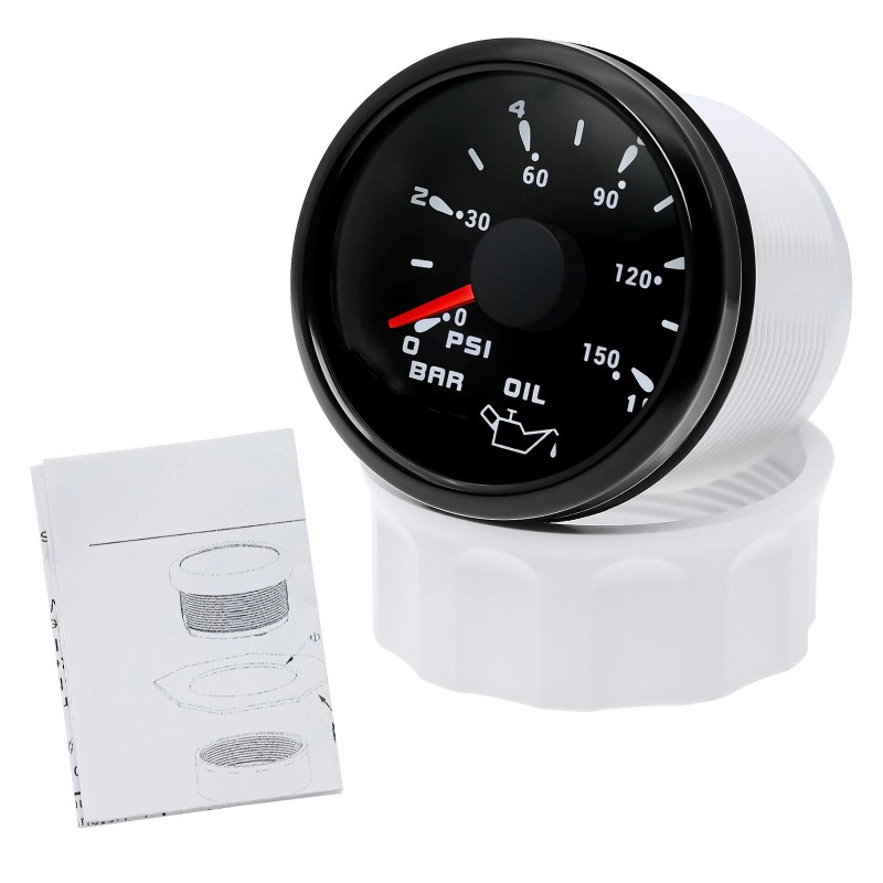 MAIMEIMI 6 Gauge Set 110mm Boat GPS Speedometer 120MPH&Tachome