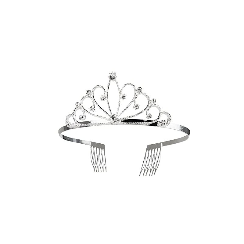 Boland 64554 Royal Queen Crown Headband Silver