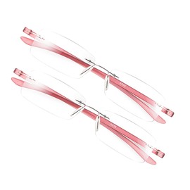 2 Pack Blue Light Blocking Reading Glasses Computer Gaming Black Red Mens Womens (red, 2.5, diopters)