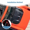PDKLIN for Bronco Raptor Hood Vent Cover Trim Decal for