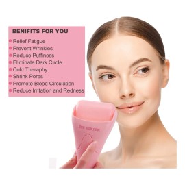 Ice Roller Wonderwin Para Masajes Faciales Y Corporales, Paq