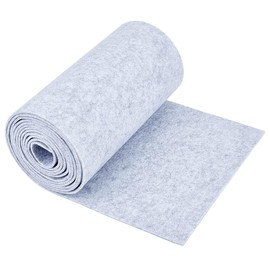 BENECREAT 118x9.4Inch Light Gray Felt Roll, Fabric Sheets Soft Woven Nonwoven Fabric Sheets for Crafts, Patchwork Sewing, Costumes, 3mm Thick