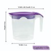 1 Liter Plastic Jug with Lid for Water Fruit Juices