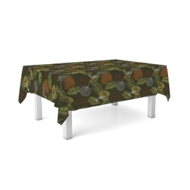 Martina Home Orange Arga Oilcloth Tablecloth 140cm x 140cm