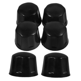 Zerodeko 4pcs Durable Rubber Caps for ATV Trailer Hubs Wheel Bearing Covers Protection Against Dust Debris Compatible with Wheelers Go Karts