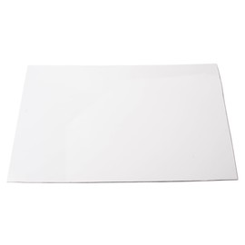 Hsyok Guitar 3 Ply Pickguard Material, White and Black Pick guards Guitar Pick guards Material Sheet 11.6x17 Inch Black Pearl