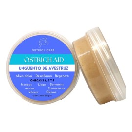 Ungüento Corporal De Avestruz Ostrich Aid 50 Gr Kit 2 Piezas