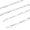 Sears snj125-45 Navajo Chain Necklace, Silver, 925, Width 0.14 inches