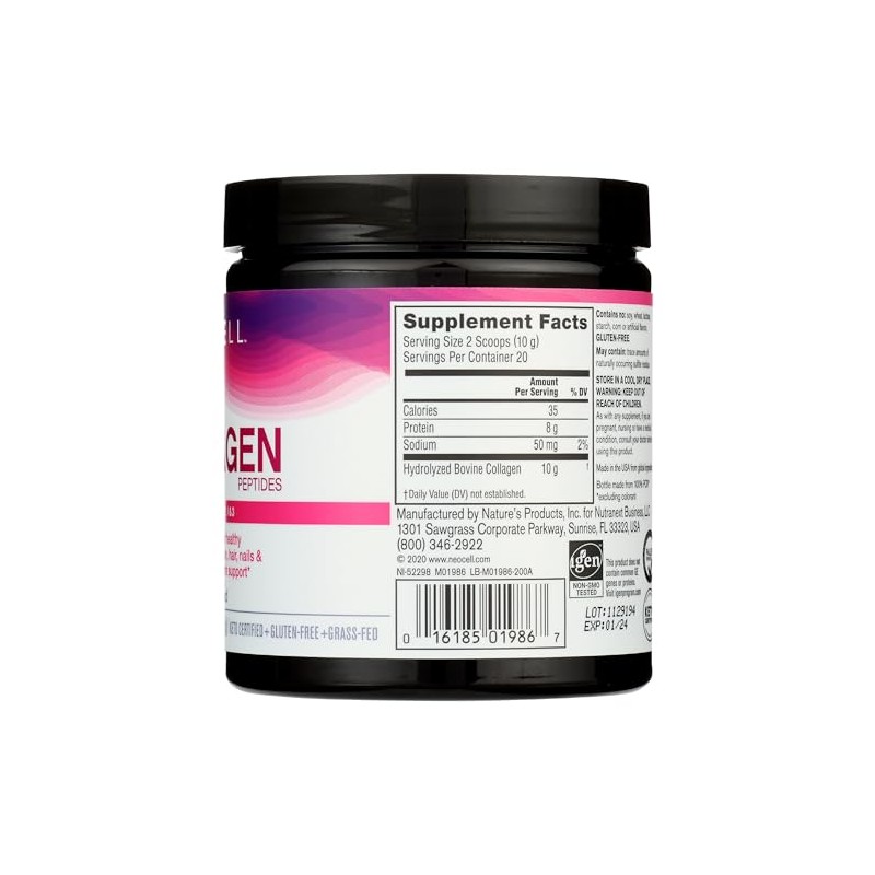 Neocell Super Collagen Powder 7oz (200g) (Packaging May Vary)
