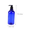 FOMIYES 2pcs Refillable Liquid Pump Bottles for Essential Oils Shampoo