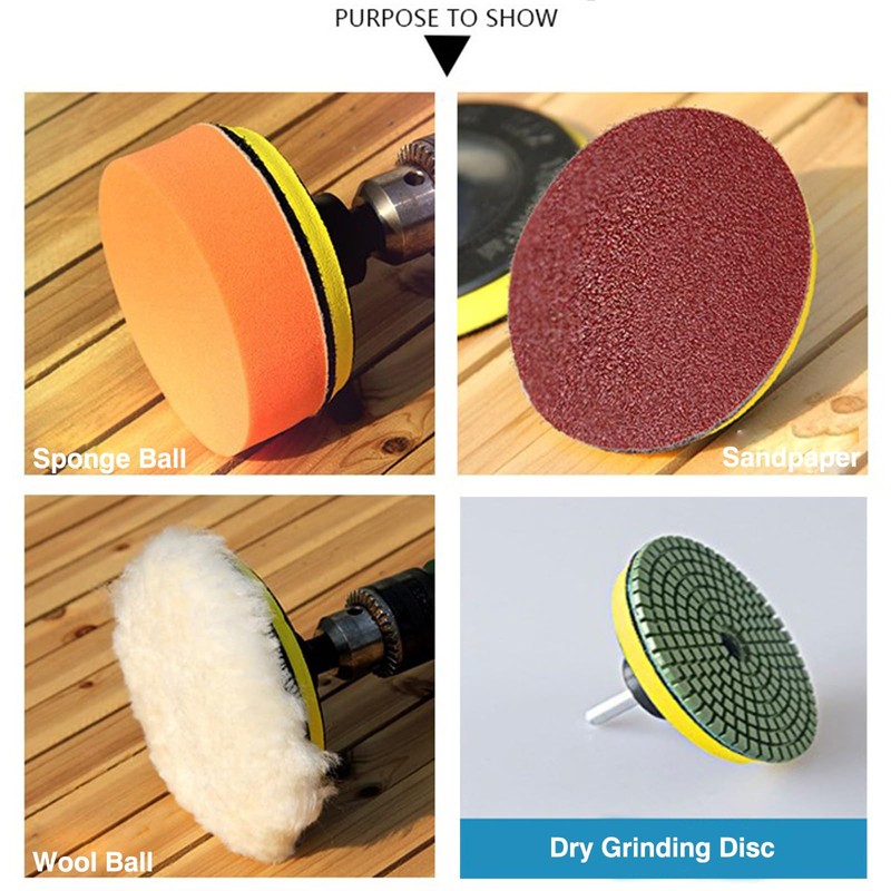 HOTCKB Pack of 2 Sanding Discs Angle Grinder 180 mm