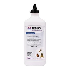 Tempo 1% Dust Insecticide 1.25 lbs | Ready-to-Use Cyfluthrin Bug Dust for Ants, Spiders, Roaches, Bed Bugs, and Stinging Insects | Crack and Crevice Pest Control