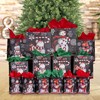 42-Pc, Chalkboard Snowmen Gift Bag Sets