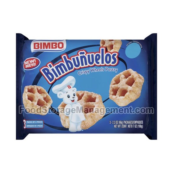 Sweet Baked Goods Bimbunuelos 2.3 Oz Packs Bimbo Crispy Wheels (2pk)