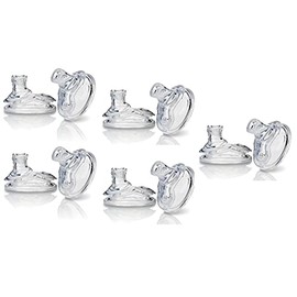 Nuby (5 Packs) 10 Count Super Spout No Spill Replacement Spouts, Clear