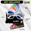 GloFX Snaps: Magnetic Polarized Sunglasses Set – Clear Frame with