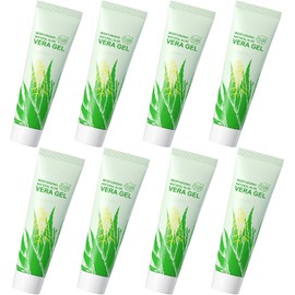 8 Unidades De Gel De Aloe Vera Para Rostro Y Cuerpo, Hidratante En Formato De Viaje, Para Todo Tipo De Piel. No Pegajoso, De Larga Duración, Refrescante, Hidratante Y De Rápida Absorción,