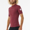 RIP CURL Mens Dawn Patrol Perf Short Sleeve UV Rash