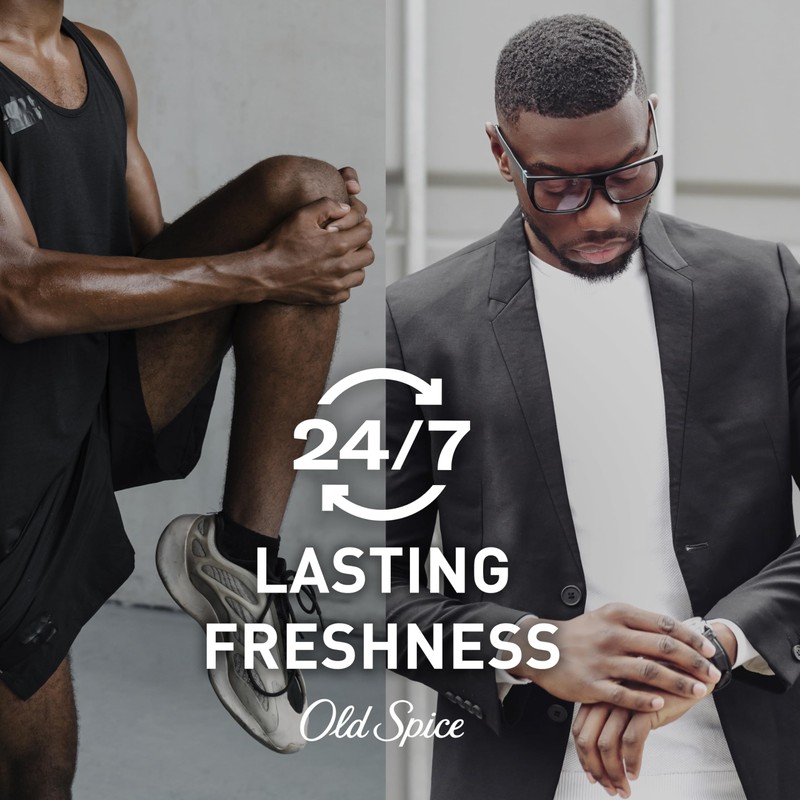 Old Spice Aluminum Free Deodorant for Men, 24/7 Odor Protection,