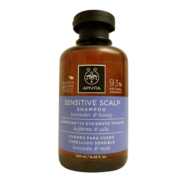 Apivita Sensitive Shampoo with Lavender & Honey 8.45 OZ