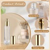 Mirrline 6 Pcs 50ml/1.7oz Glass Spray Bottle Refillable Perfume Bottles