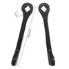 Inline Patio Door Handle Black Door Lock Lever Pair Suits