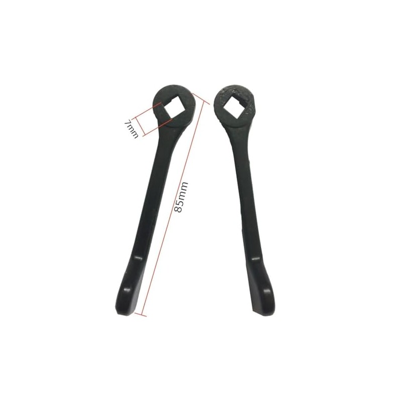 Inline Patio Door Handle Black Door Lock Lever Pair Suits