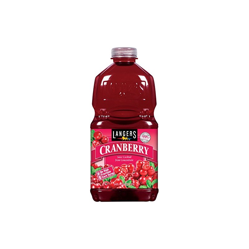 Langers Cranberry Juice, 64-Ounces (Pack Of 4)