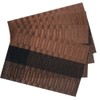 SHACOS Placemats Set of 4 Woven Vinyl Placemat for Dining