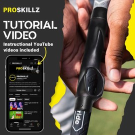 UK Pro Golf Grip Trainer + Tutorial Video – Perfect Hand Placement and Muscle Memory Trainer for Improved Swing, Accuracy, & Control – Portable, Durable Grip Trainer for All Skill Levels
