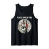 Peace Under Fire Tee–Statement Graphic Peace Sign and Target Tank