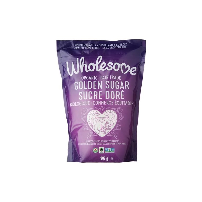 Wholesome Sweeteners, Organic Sugar, Cane, 2 lb