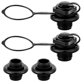 BBTO 2 Pcs Inflatable Boat Air Valve Replacement Inflatable Boat Valve Plug 20mm/0.79" Inflatable Plug Kayak Plugs Spiral Air Plugs One Way Air Valve for Rubber Dinghy Raft Kayak Pool Boat