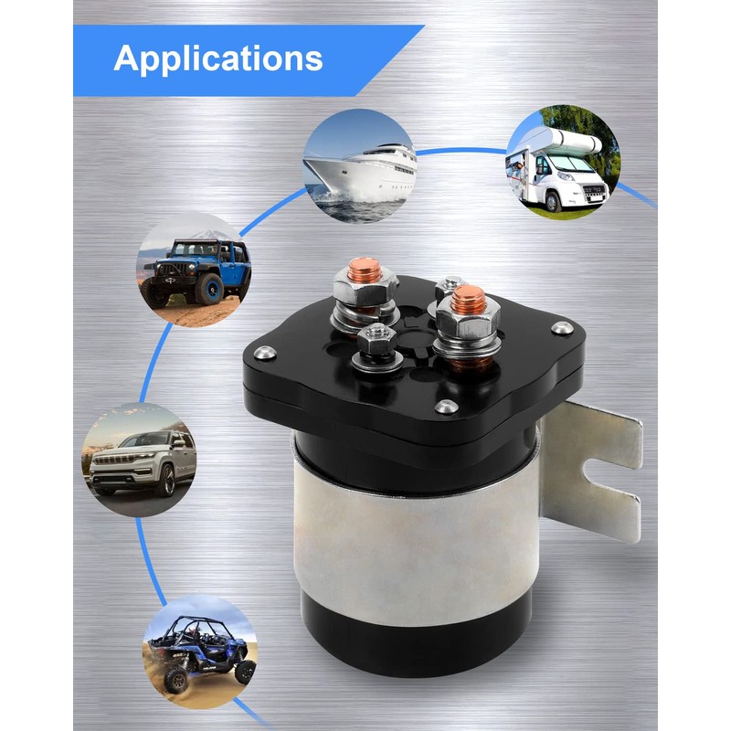 500 Amp Battery Isolator for Mobile Audio Relay Continuous Battery