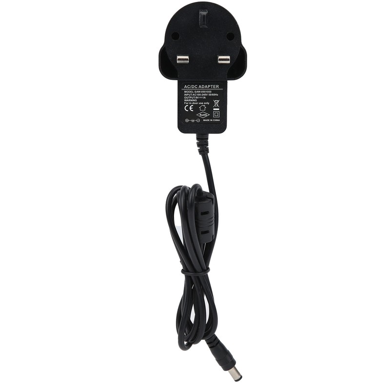Effect Pedal Power Supply Adapter 9V 1A for Electric Guitar