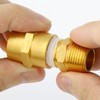 ChillWaves Brass Pipe Fitting, Hex Coupling 1/2" NPT Female x