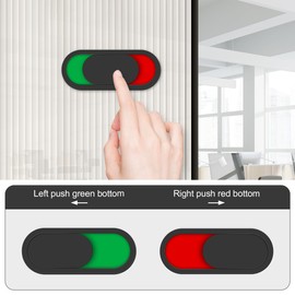 TEHAUX 2 Pieces Privacy Sign, 10 x 4 cm, Studded Blank Sliding Door Indicator Blank Non Disturbing Open Door Sign Sliding Door for Office