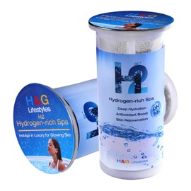 H&G lifestyles H&G Lifestyles Hydrogen Bath Tablets, H2 Hydrogen Water for Bathing SPA,Hydrogen-Rich Balls Improves Skin Glow Deep Hydration Anti-Aging Stress Relief （2 Packs）