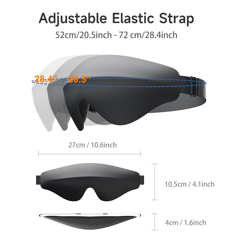 Bodypedia Sleep Eye Mask for Men Women - Complete Light