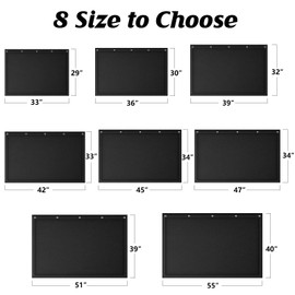 CADARA Fireplace Blocker Blanket Stops Overnight Heat Loss, Fireplace Draft Stopper Save Energy, Indoor Fireplace Cover Insulation Black 42" W x 28" H