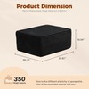 Boneless Ottoman for Couch,Oversize Poufs Footrest for Dorm