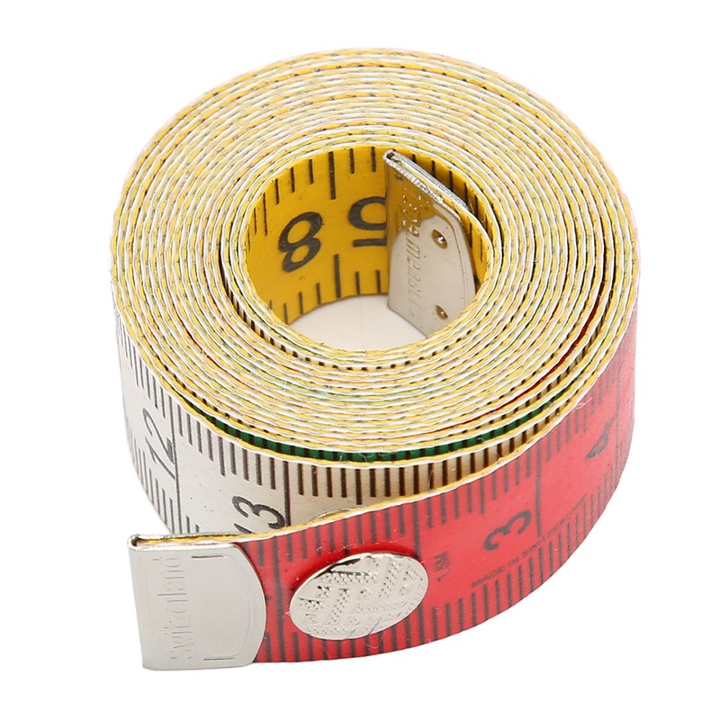 10pcs Soft Measuring Tape 60Inch 150cm Double Sided Colorful Clear