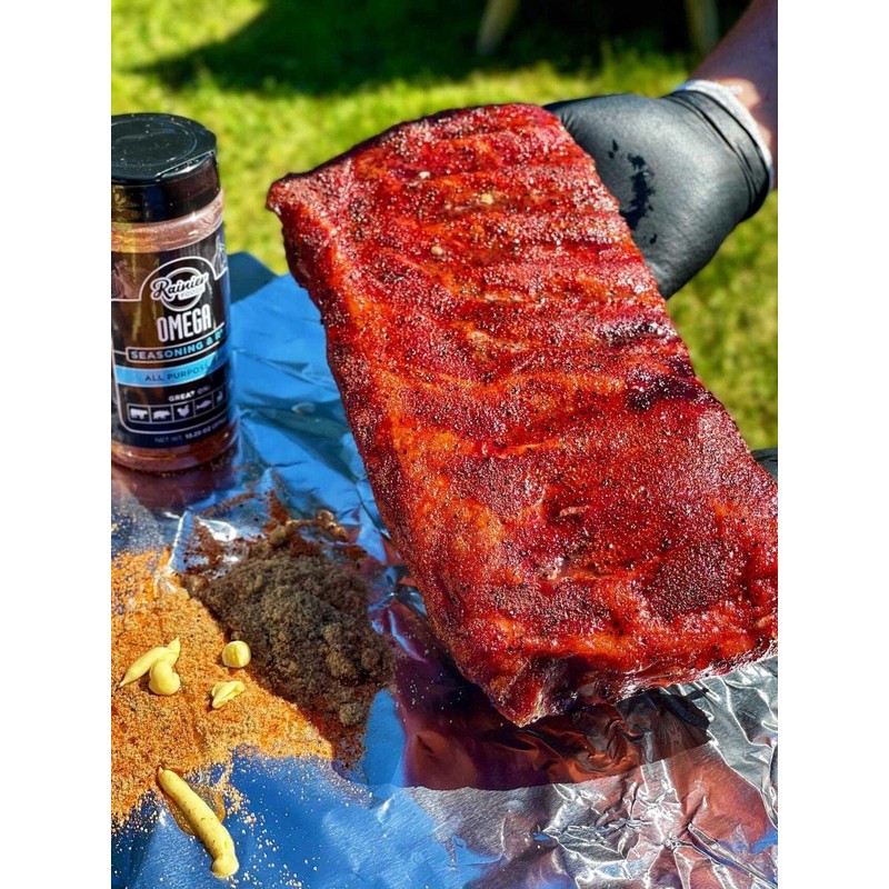 Rainier Foods Omega All Purpose BBQ Rub 13.25 oz |